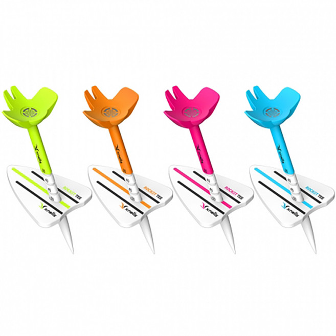 엑스넬스 에이밍 높이조절 컨트롤 로켓 골프티 (1개/컬러랜덤), 랜덤, 1개