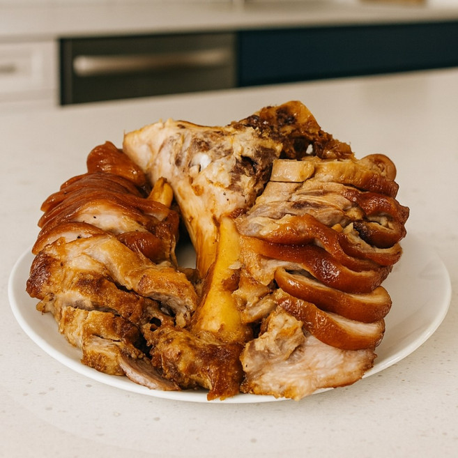 제주 흑돼지 통 족발 1kg, 1개