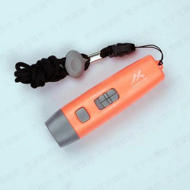 電子口哨 裁判哨 防狼哨, 升級125分貝電子哨【橘+灰】, 1個