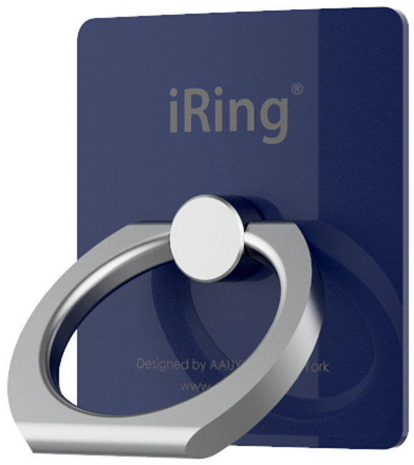 억스 아이링 오리지널 매스티지 스마트링 핸드폰 스마트톡 핸드 그립 거치대, 미드나잇 블루, 1개