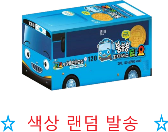 붕붕붕 꼬마버스 타요, 140g, 1개