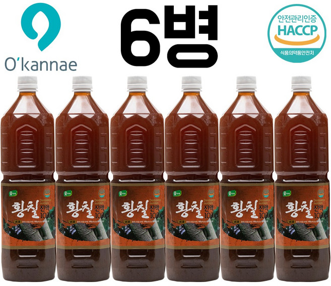 옻가네 황칠진액 100, 1.5L, 6개