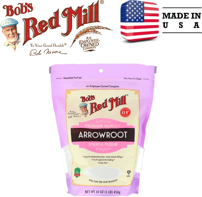 Bobs Red Mill 애로루트 전분 가루 Gl 454g(16oz), 454g, 1개 - 쿠팡