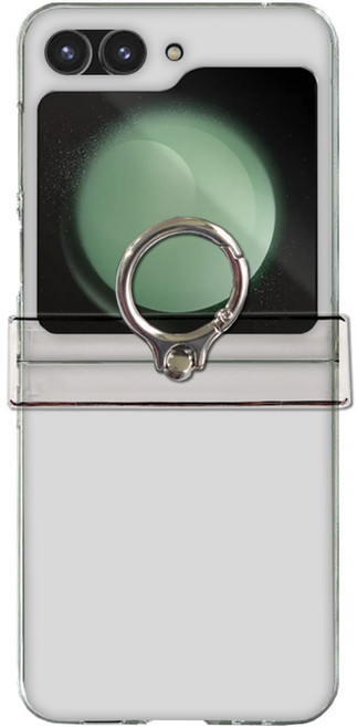 갤럭시Z플립 5 6 7 풀 미러 힌지보호 핑거링 케이스