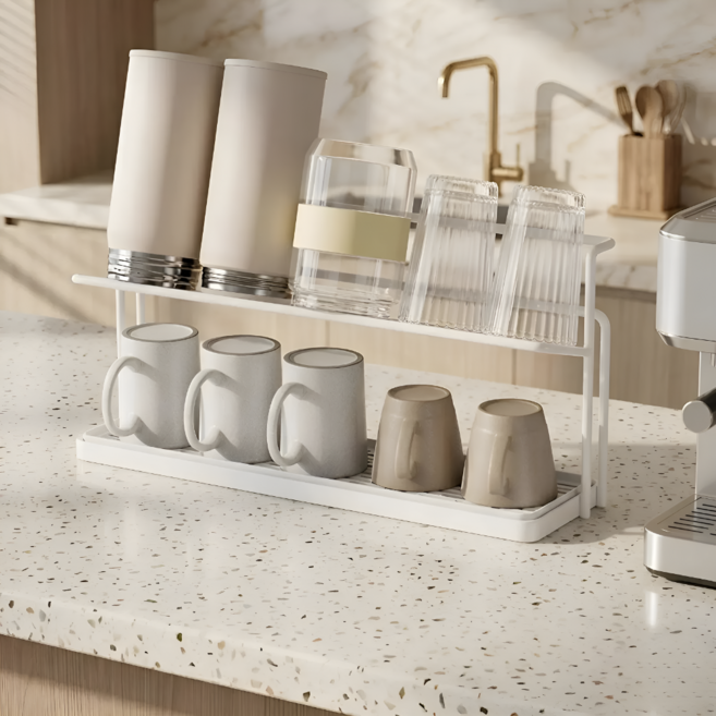 뤼민 컵걸이 컵정리대 텀블러정리대 머그컵걸이, 1개, 화이트