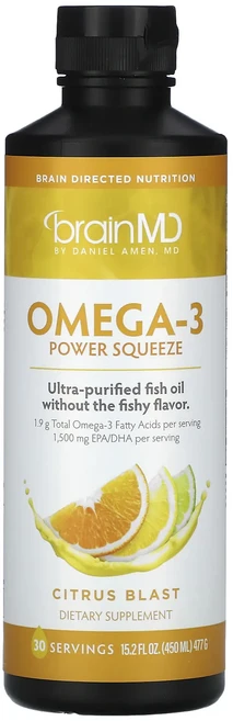 새해 첫좋은선물 BrainMD Omega-3 파워 스퀴즈 시트러스 블라스트 477g(15.2fl oz) 제대로 할인합니다, BrainMDOmega3파워스퀴즈시트러스블라스트477g, 1개, 450ml - 쿠팡