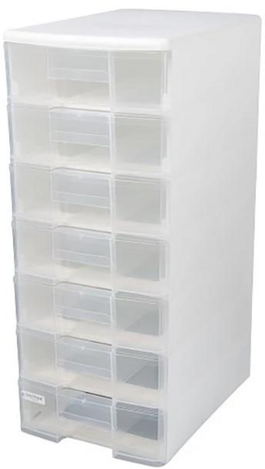 樹德 玲瓏盒 A4資料櫃 PC-1107W (7層抽屜/文件櫃), 詳見包裝, 白色(1入), 7層