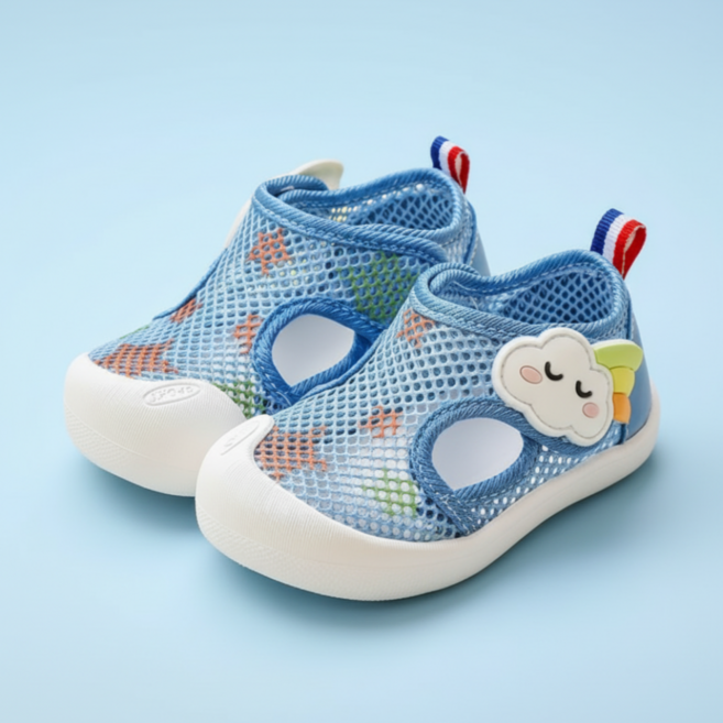 유아 키즈 메쉬 운동화 여름 신발 샌들 벨크로 아쿠아슈즈 슬립온