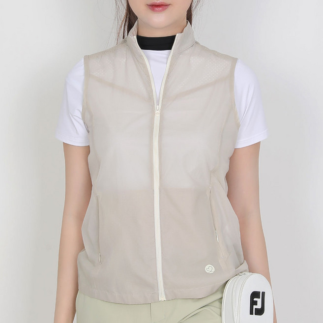 <BFL> 여성 바람막이 조끼 / 나일론 부분 펀칭 메쉬 쿨 에어 빅사이즈 등산 아웃도어 스포츠 조끼 베스트