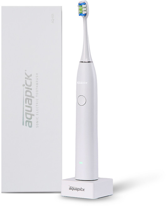 아쿠아픽 음파 전동칫솔, AQ-120, 혼합색상, 1개