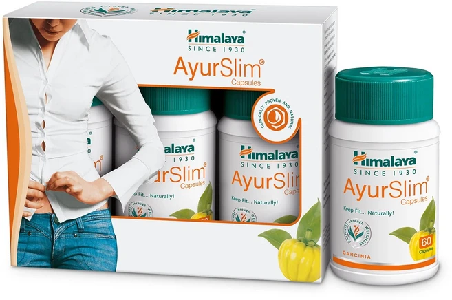 Himalaya Ayur Slim Natural Diet Supplement 60 capsules Natural Ayurvedic Slimming Diet, 1개, 60정 - 쿠팡