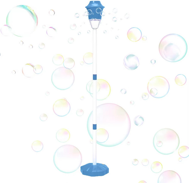 3단 높이 조절 버블토치 LED가든 램프 / 비눗방울 파티용품 야외활동 휴가 캠핑 비누방울, 1개, 블루