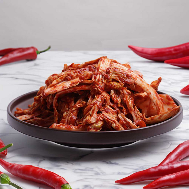 [100% 국산 청양고추]선김치 맛있게 매운 실비 배추겉절이 김치, 1kg, 1개