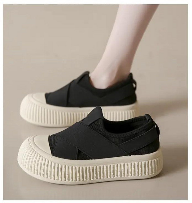 厚底休閒鞋 舒適透氣 帆布鞋