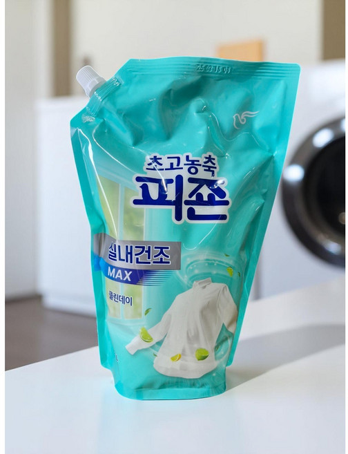 피죤 초고농축 실내건조 클린데이 섬유유연제 1.6L리필형 1개입