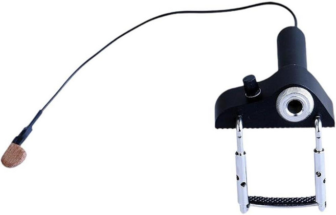 Violin Pickup Portable Piezo for Violin Contact Microphone Wireless with Volume Control Lightwei, Violin Pickup Portable Piezo f