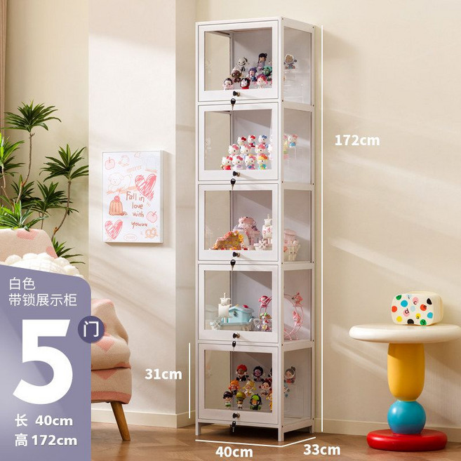 鎖式展示櫃 落地陳列架櫃子, 通用