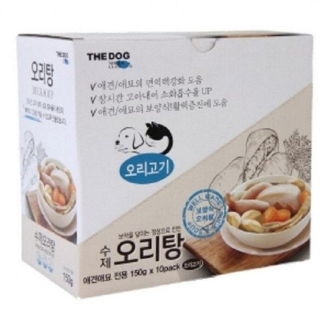 더독 오리탕 1박스 150gx10개