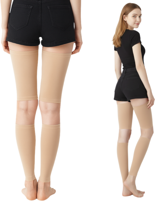 LivFoot 허벅지 종아리압박스타킹 압박밴드 씬타킹 2세트