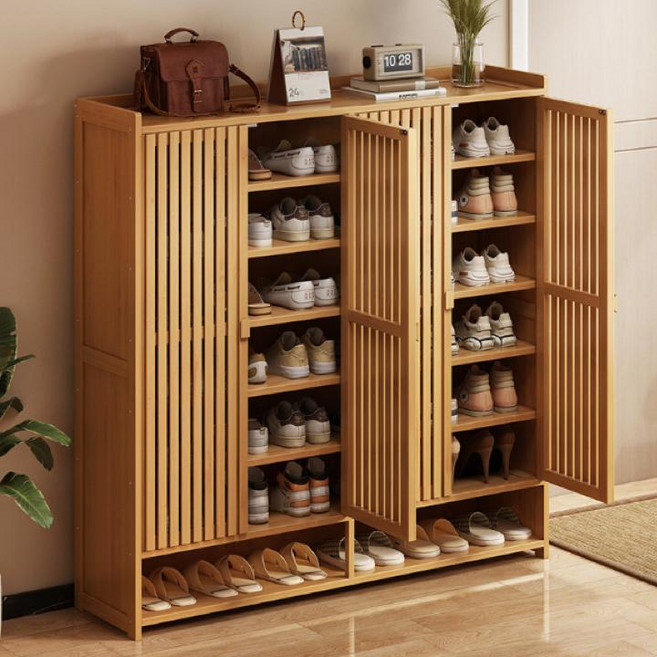 대용량 7단 현관 수납장 신발장 신발정리대 다용도 수납 선반 오픈 파티션 있음 60/90/120cm