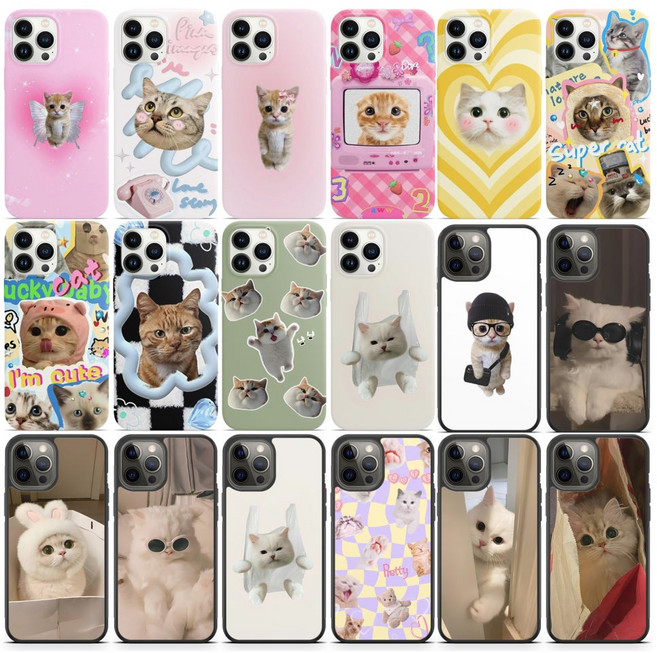 전기종 고양이 케이스 아이폰 LG 갤럭시 노트8 노트9 노트20 S20 S21 S22 S23 S24 S25 M23 M33 M44 M53