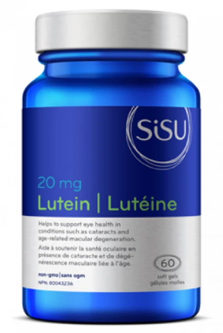 (시수) 루테인 플로라 20mg 60sgel (SISU Lutein FloraGLO), 1개, 1g - 쿠팡