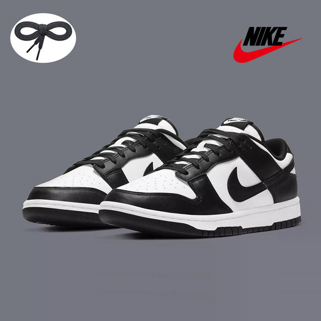 나이키 덩크 로우 레트로 블랙 범고래 데일리 스니커즈 패션 운동화 힐패드 증정