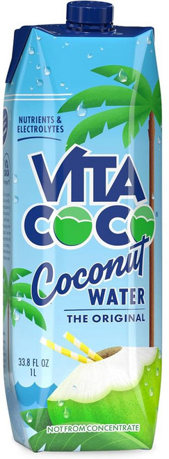 Vita Coco 비타코코 코코넛 워터 퓨어, 1L, 2개