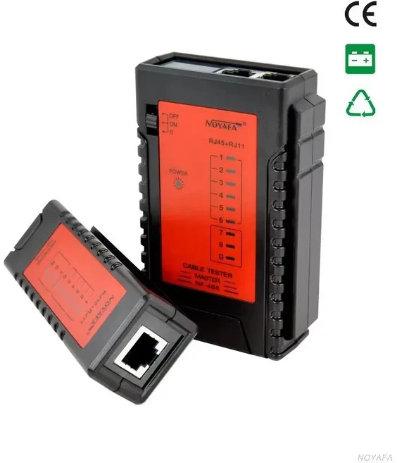 NOYAFA NF-468 RJ45 RJ11 케이블 추적기 이더넷 LAN 네트워크 테스트용 네트워크 연속성 테스터 오류 탐지, 01 빠른  Mainland, 01 NF-468, 1