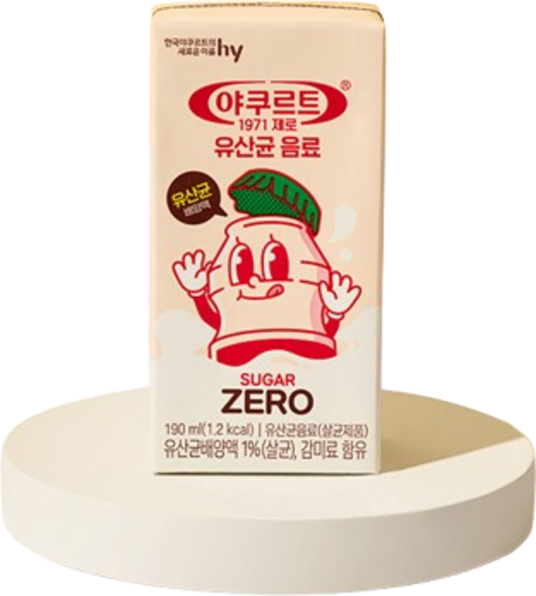 에치와이 야쿠르트 1971 제로, 24개, 190ml
