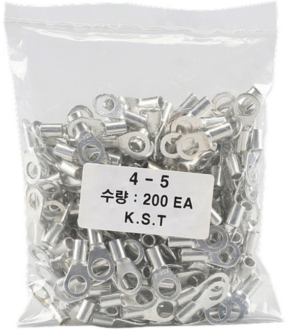 경성 압착터미널 소포장 4SQ x 5봉200EA, 1개