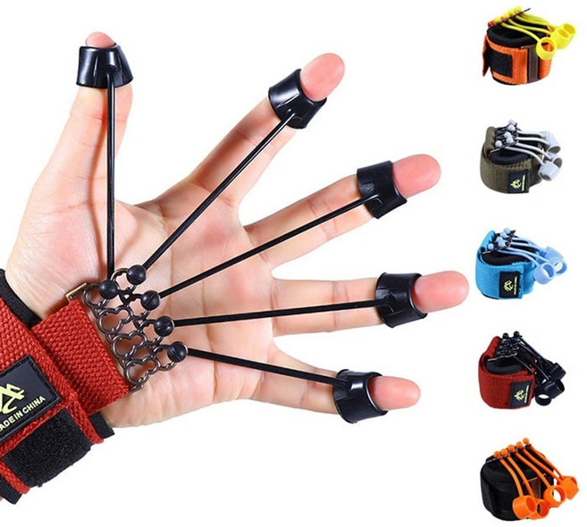 핸드요가 손가락 스트레칭 도구 악력 운동 hes+0845VM, 옐로우-10파운드