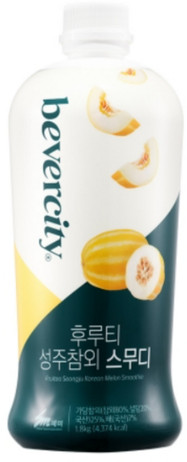 베버시티 세미 후루티 성주 참외 스무디, 1.8kg, 1개
