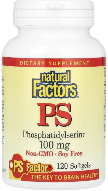 내추럴 팩터스 포스파티딜세린 100mg 소프트젤 120정, 1개 - 쿠팡