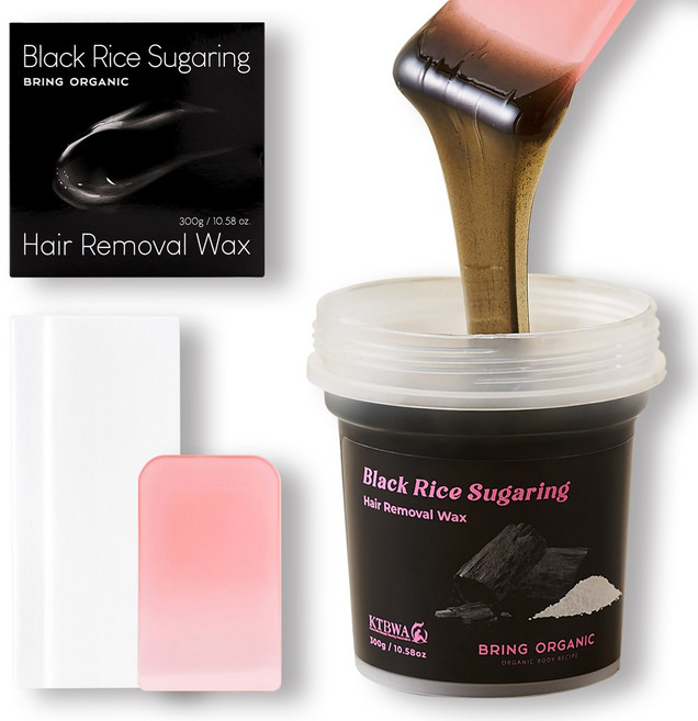 브링오가닉 블랙라이스 슈가링 셀프왁싱, 1개, 300g