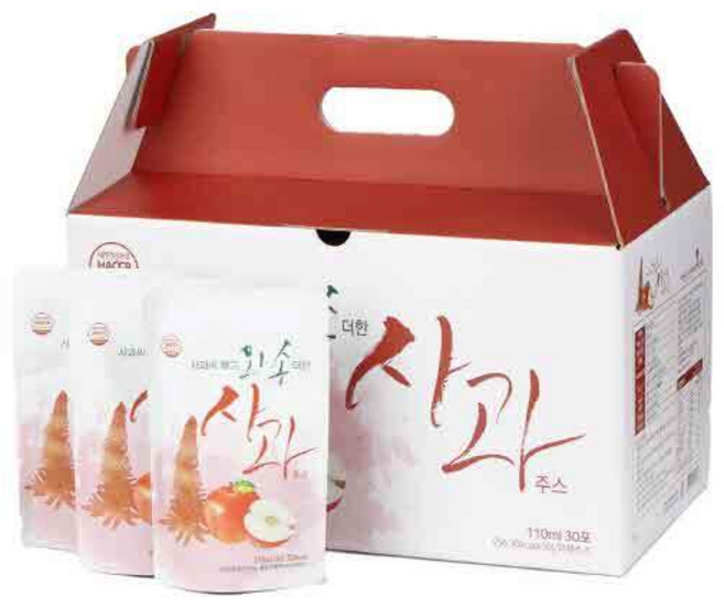 찬들마루 윤선애선인장 와송사과 110ml X 30포, 110ml*30포