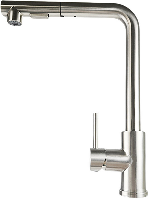 한샘 MSYS 싱크대수전 SMF500 주방수전 ㄱ자형 무광니켈 정품, 1개