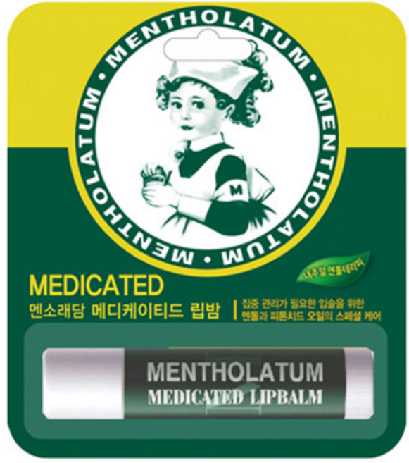 멘소래담 아크네스 메디 케이티 립밤, 멘톨, 3.5g, 2개