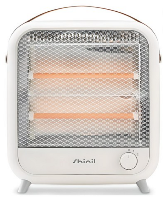 신일 2단 석영관 전기히터, SEH-SSH400A(화이트), 화이트