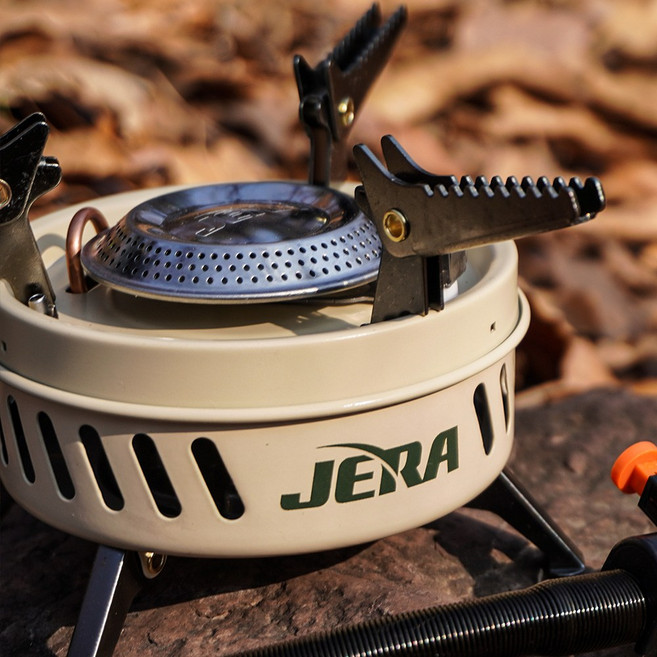 제라 블레이즈 강염버너 캠핑버너 휴대용 가스버너, 1개, 크림