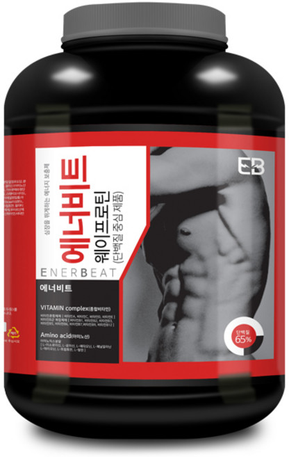 웨이테크 에너비트 웨이프로틴 WPC 고함량 단백질보충제 / 프로틴 쉐이크 파우더, 1개, 2kg