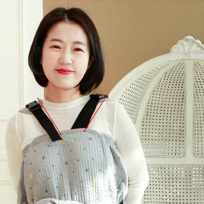 어깨끈 자외선차단 공부방 가벼운 오염방지 깔끔정리 체형보정 충격완화 끈, 여름망사형