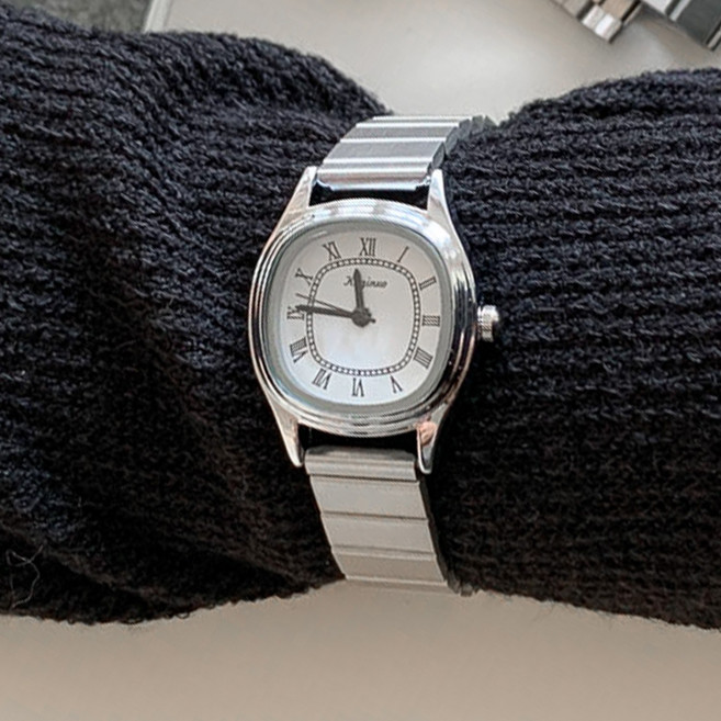 블루씨티 모노 클래식 스퀘어 메탈 버클 손목시계