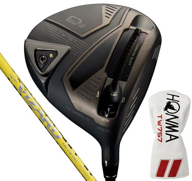 혼마 골프 HONMA 남성 투어 월드 TW757 TYPED PLUS 2 드라이버 1W 로프트 10.5도 VIZARD for 45 202772, S