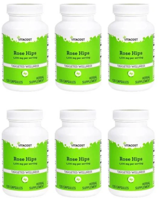 비타코스트 로즈힙 550mg 캡슐 120정, 6개 - 쿠팡