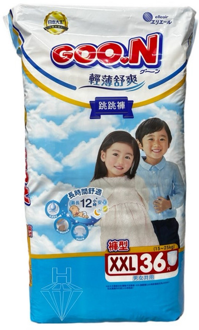 [箱購4串] 日本大王GOO.N | 紙尿褲 輕薄舒爽 褲型
