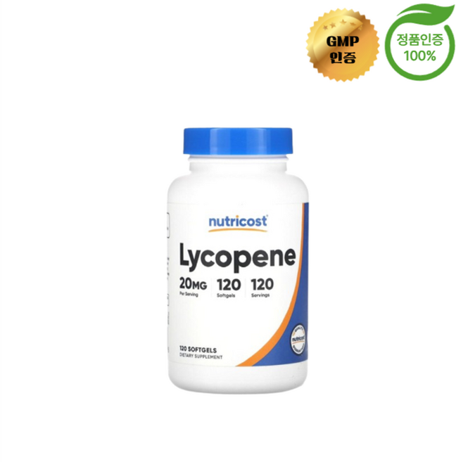 뉴트리코스트 라이코펜 20mg 소프트젤 120정, 1개, 120회분