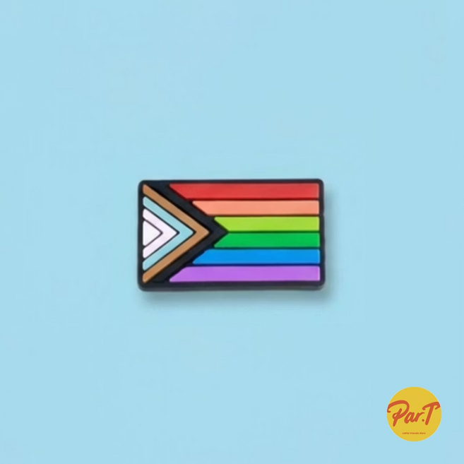 PAR.T 洞洞鞋扣-多元旗