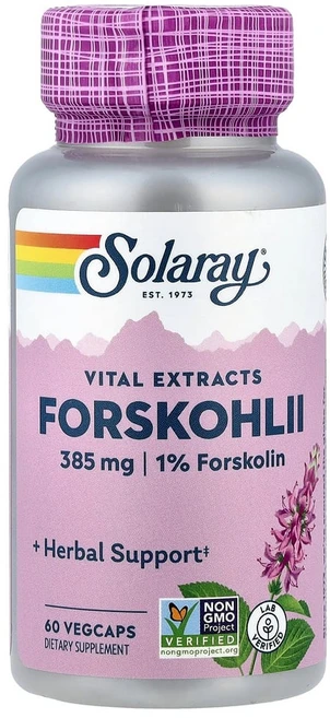 쏠라레이 바이탈 익스트랙트 포스콜리 385mg 60 베지캡슐, 60정, 1개 - 쿠팡