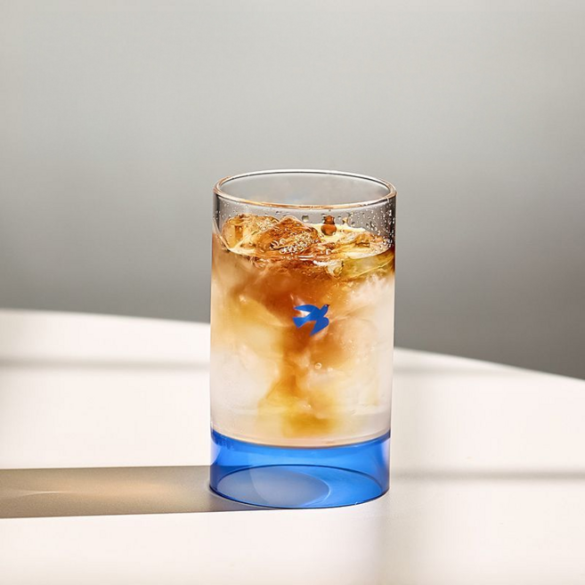 CAROTE 飛鳥與海 玻璃杯, 高硼硅玻璃杯, 1個